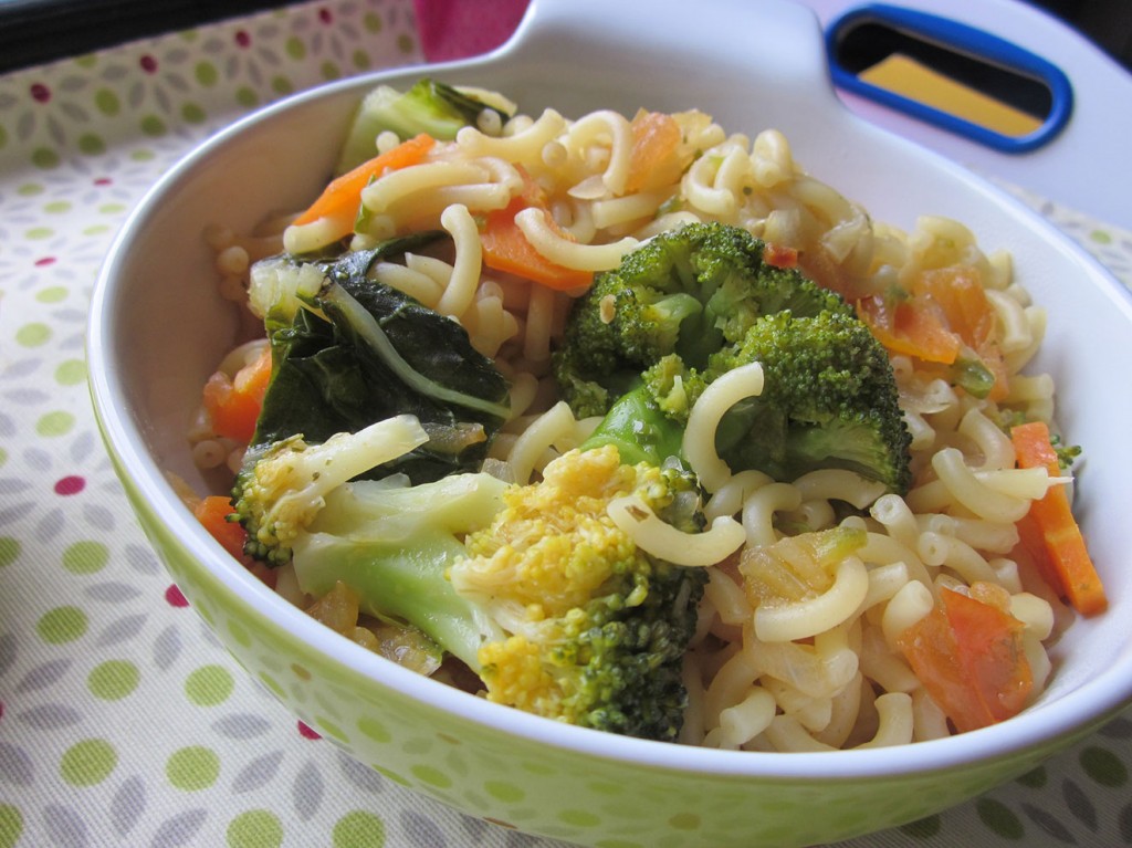Fideua de verduras