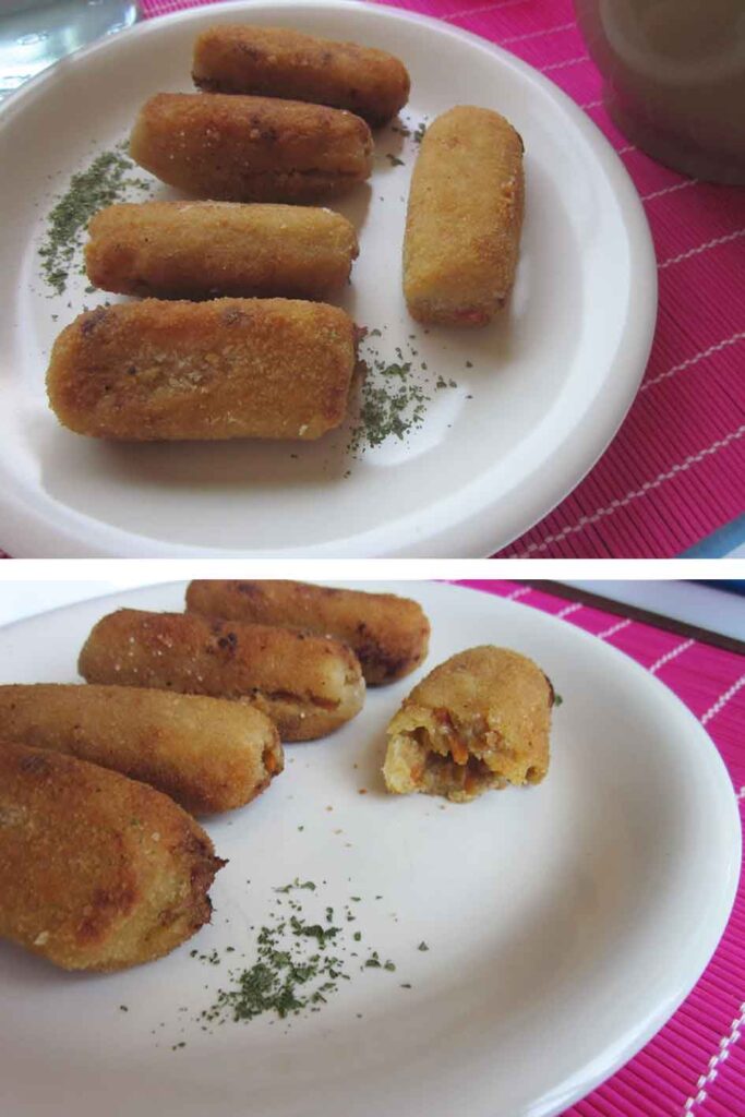 Croquetas zanahoria y puerro