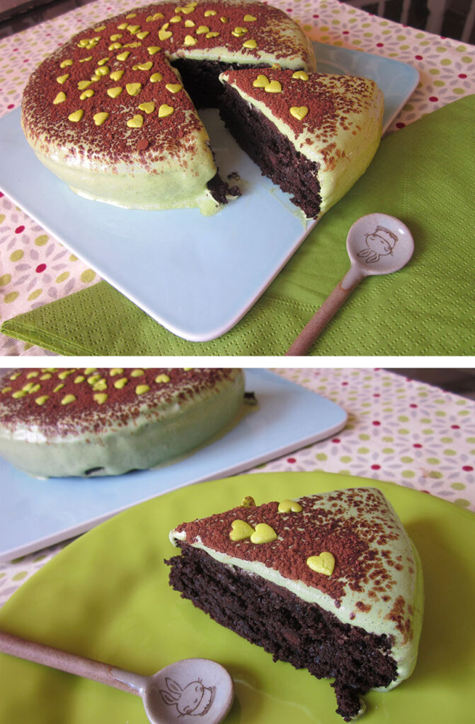 Tarta chocolate matcha