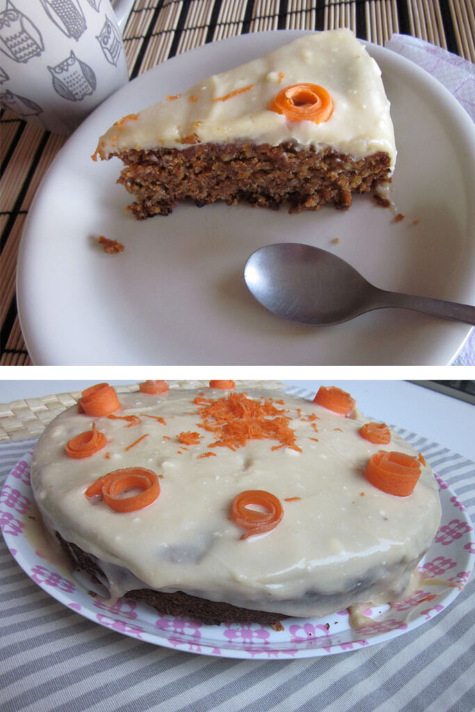 Tarta zanahoria